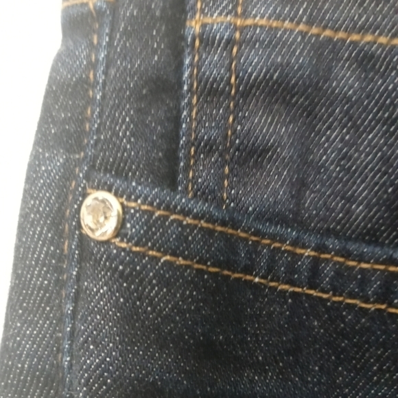 Juicy Jean Couture Slouchy Skinny Dark Wash Denims Jeans. Size 27 - Picture 4 of 7